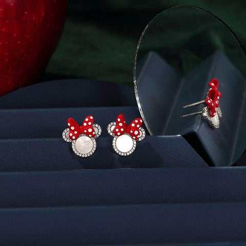 Cute Mini Mouse Small Ear Studs | Dainty Disney Cartoon Earrings | Tiny Jewelry for Girls - SUNSEED THE JOURNEY