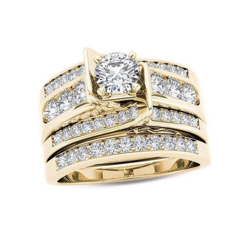 Beautiful Luxury Gold Bridal Rings