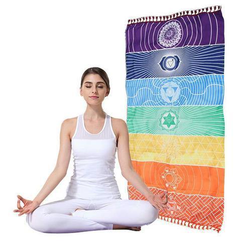 Mandala Yoga Tapestry - SUNSEED THE JOURNEY