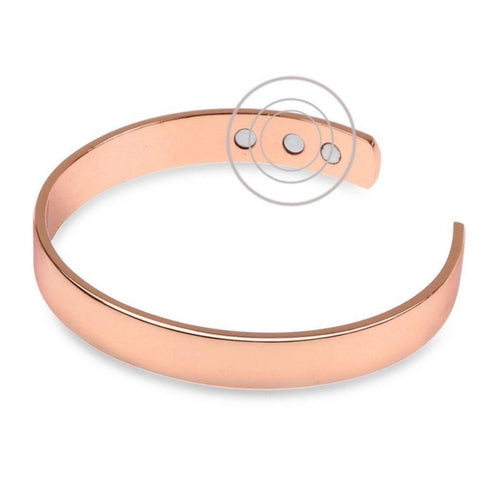 Magnetic Copper Healing Bracelets | Healing Biotherapeutic Fashion Cuffs | Unisex Pain Relief Adjustable Bracelets