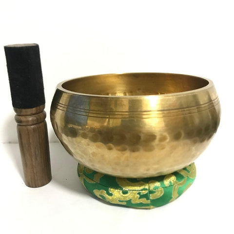 Tibetan Singing Bowl Set | Yoga Meditation Bowls with Mallet/Cushion | Chakra Healing & Mindfulness Handcrafted Set - SUNSEED THE JOURNEY