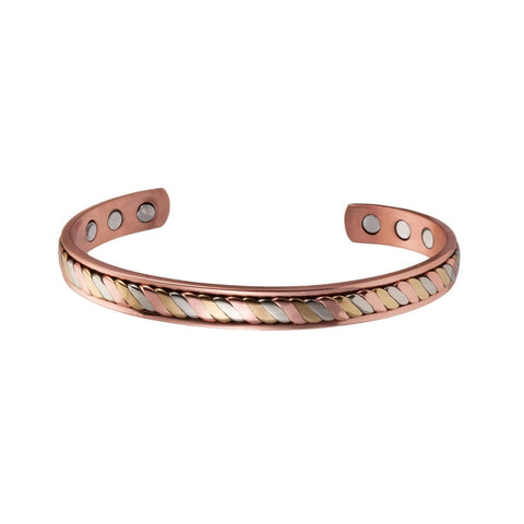 Vintage Copper Magnetic Bracelets | Pure Copper Adjustable Cuffs | Unisex Pain Relief Jewelry - SUNSEED THE JOURNEY