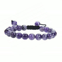 Natural Stones Adjustable Macrame Bracelets | Chakra Beads Charm Bracelets | Healing Quartz Bracelets