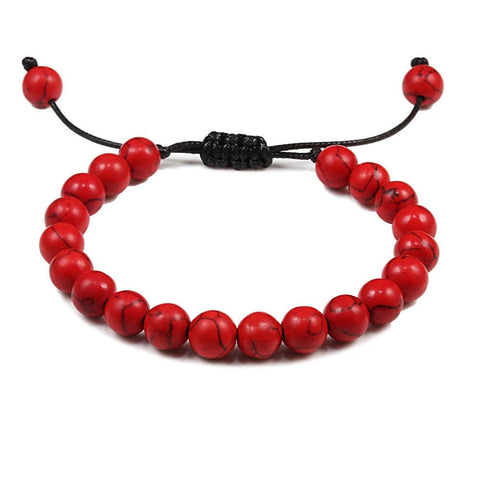 Natural Stones Adjustable Macrame Bracelets | Chakra Beads Charm Bracelets | Healing Quartz Bracelets - SUNSEED THE JOURNEY
