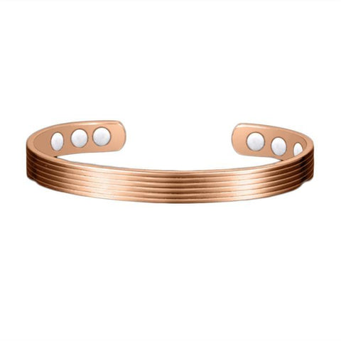 Magnetic Copper Healing Bracelets | Healing Biotherapeutic Fashion Cuffs | Unisex Pain Relief Adjustable Bracelets - SUNSEED THE JOURNEY