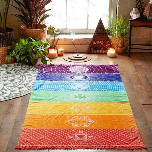 Mandala Yoga Tapestry - SUNSEED THE JOURNEY