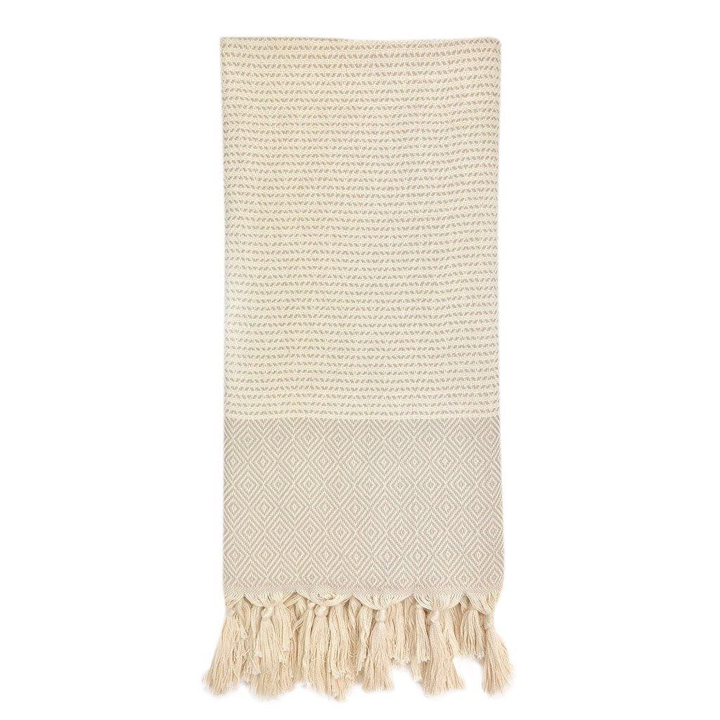 Diamond Stripe Turkish Towel - SUNSEED THE JOURNEY