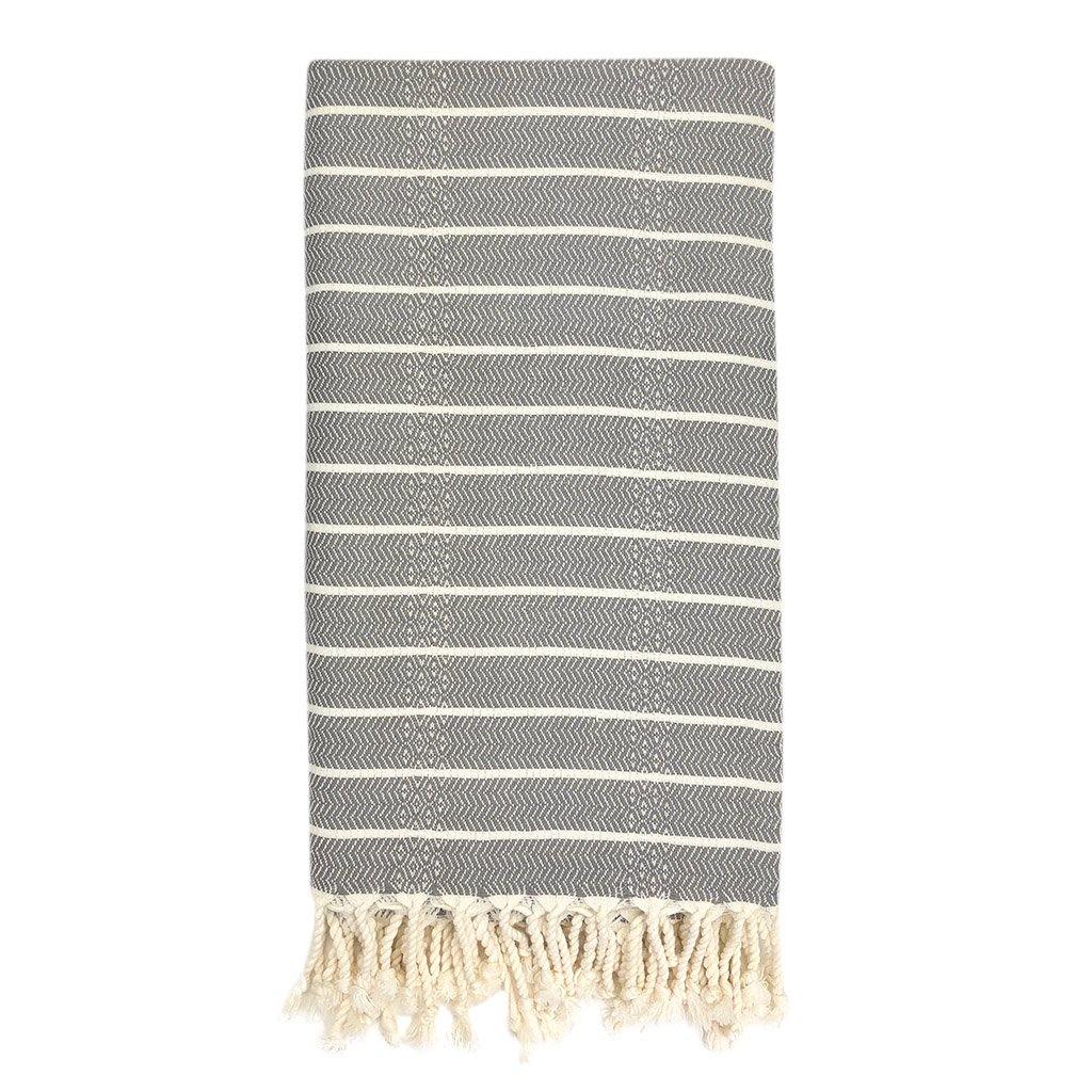 Geo Stripe Turkish Towel - SUNSEED THE JOURNEY