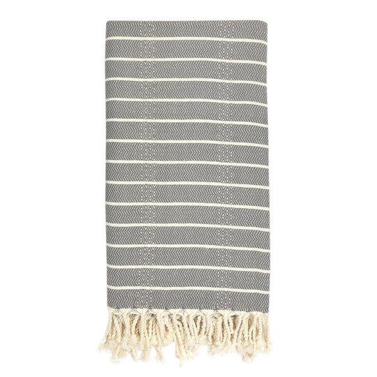 Geo Stripe Turkish Towel - SUNSEED THE JOURNEY