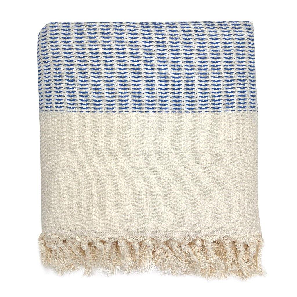 Plush Wavy Turkish Throw - SUNSEED THE JOURNEY