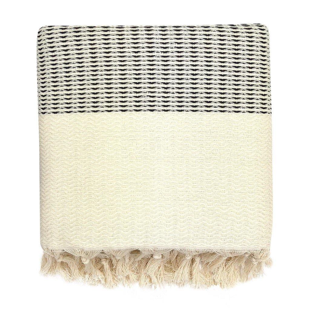 Plush Wavy Turkish Throw - SUNSEED THE JOURNEY