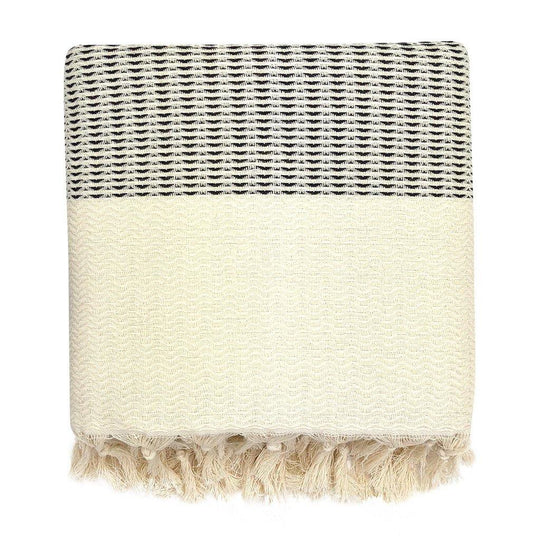 Plush Wavy Turkish Throw - SUNSEED THE JOURNEY