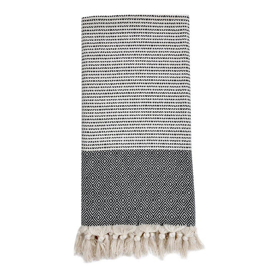 Diamond Stripe Turkish Towel - SUNSEED THE JOURNEY