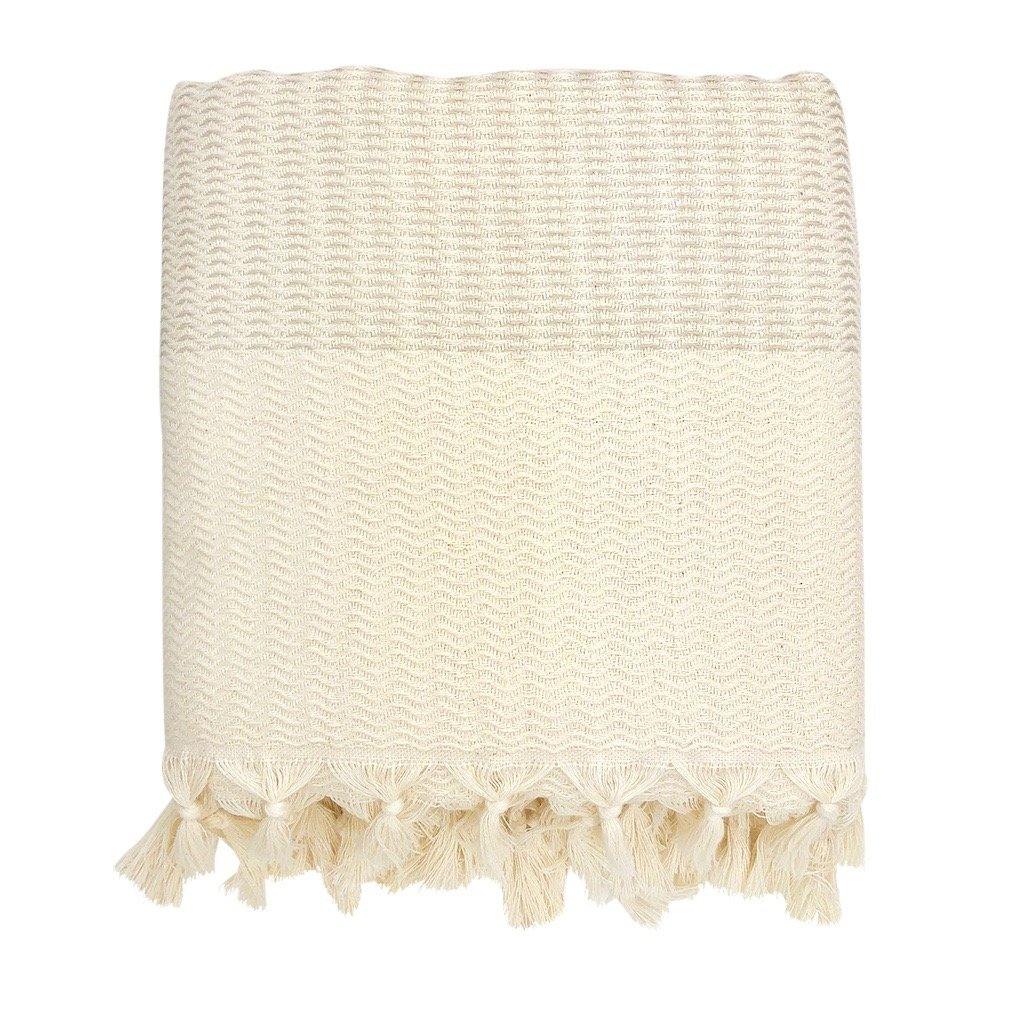 Plush Wavy Turkish Throw - SUNSEED THE JOURNEY