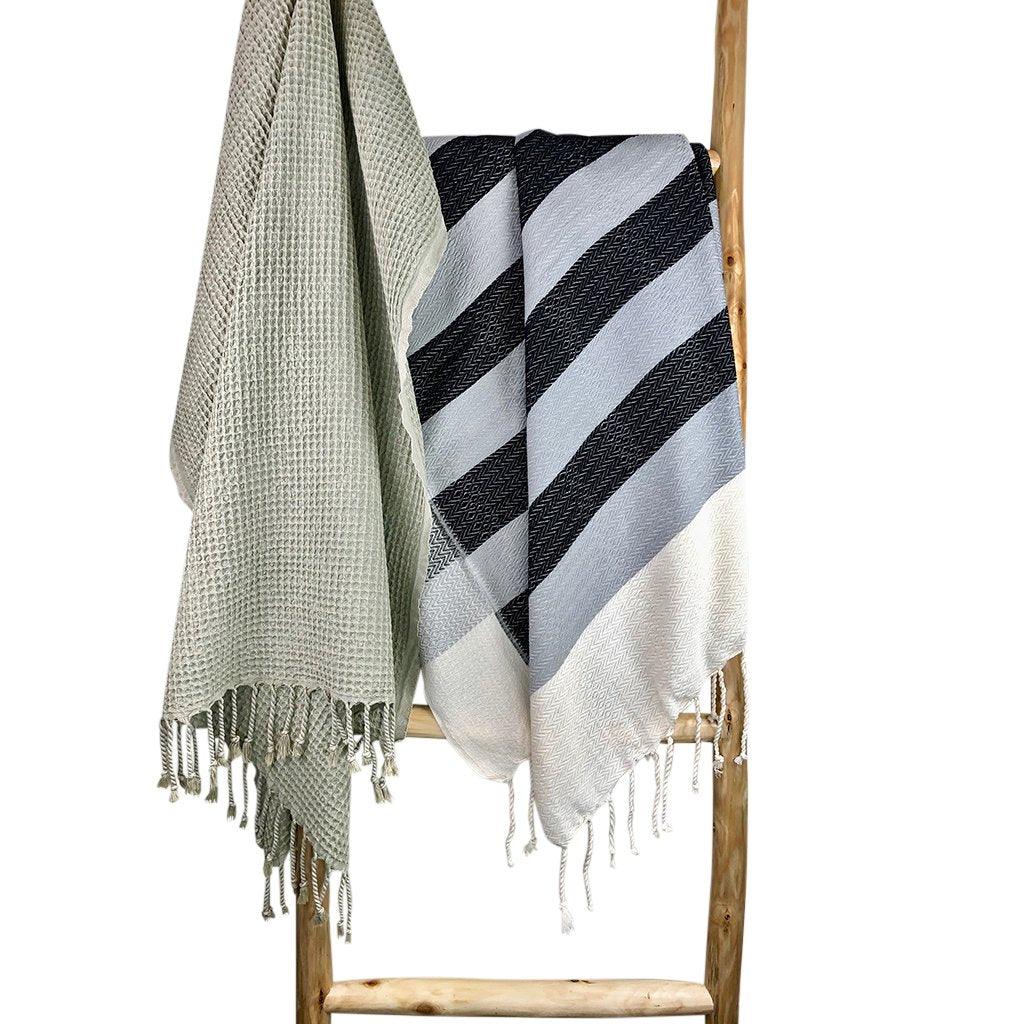 Waffle Weave Turkish Towel - SUNSEED THE JOURNEY